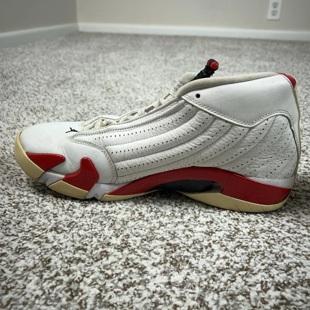 Jordan Shoes Mens Size 11 White Red Air Jordan 14 Retro Rip Hamilton Sneakers